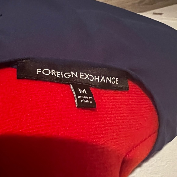 Foreign Exchange Blue Sheer Top - Picture 4 of 4
